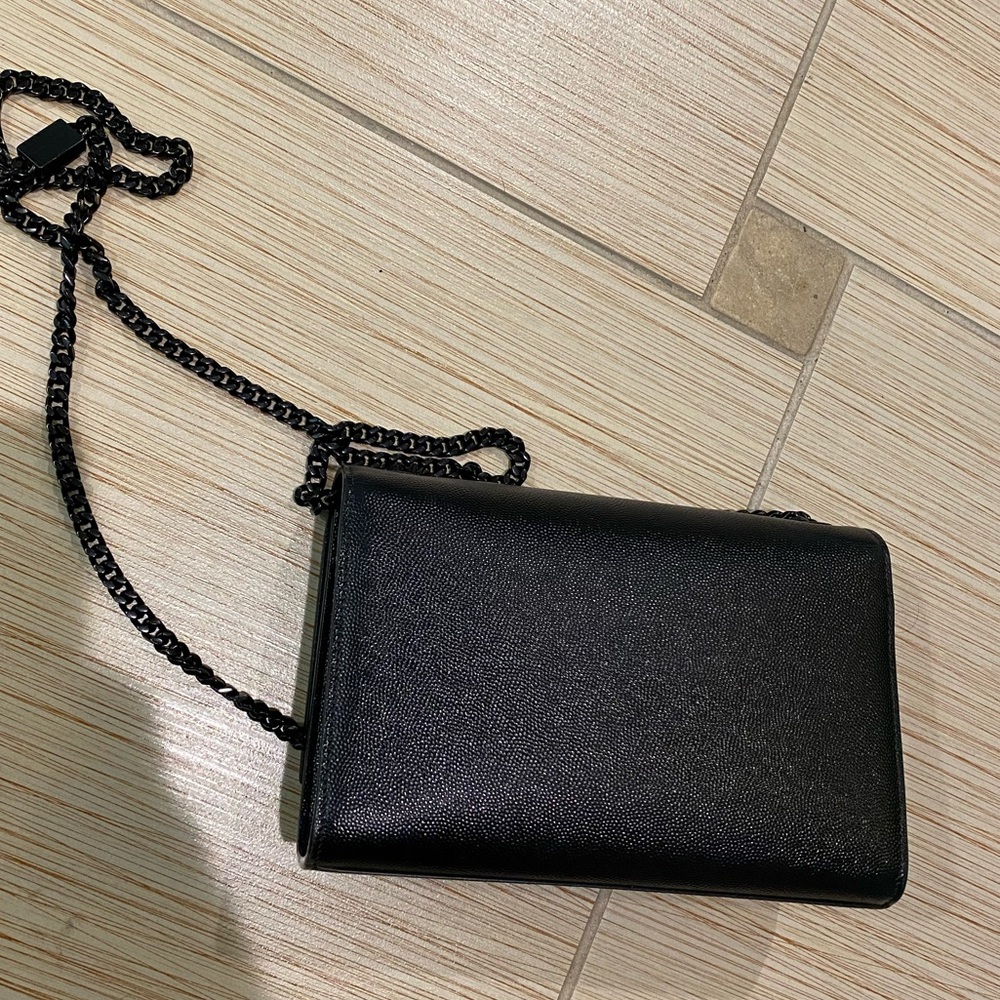 YSL Saint Laurent Pebbled Leather Purse - Picture 8 of 14